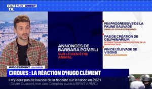 Cirques: Hugo Clément estime les annonces de Barbara Pompili "vont dans le bon sens"