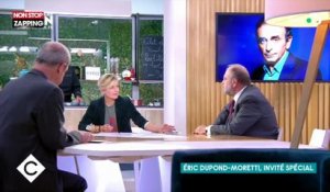 C à Vous : la vive réaction d’Éric Dupond-Moretti aux propos polémiques d’Éric Zemmour (vidéo)