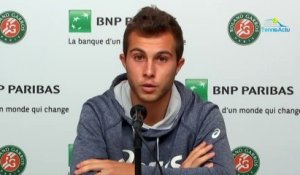 Roland-Garros 2020 - Hugo Gaston va jouer Dominic Thiem en huitième : "Je ne vais pas me mettre de pression... "