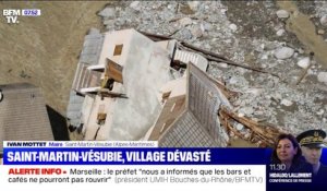 Tempête Alex: Saint-Martin-Vésubie "a été détruit à 30%" selon son maire