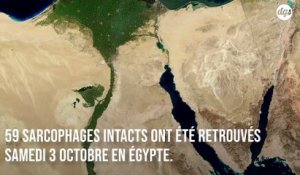 Les archéologues ont découvert 59 sarcophages en parfait état en Egypte
