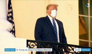 États-Unis : sorti de l'hôpital, Donald Trump est de retour à la Maison-Blanche