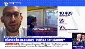 Coronavirus en Île-de-France: selon le docteur Benjamin Chousterman, "la situation devient extrêmement tendue" en réanimation