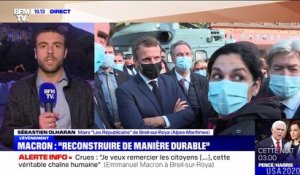 Emmanuel Macron face à la douleur des sinistrés (1/4) - 07/10