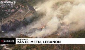 Des incendies ravagent le Mont Liban