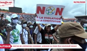 Meeting de l’opposition ivoirienne : Ambiance au stade Félix Houphouët Boigny
