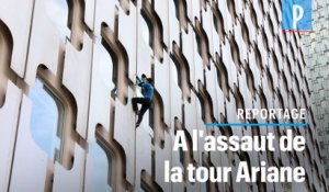 Il escalade un gratte-ciel de 152 mètres de haut sans protection à La Défense