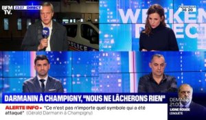 Darmanin à Champigny : "Nous le lâcherons rien" - 11/10