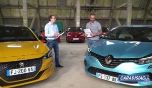 Duel Peugeot 208 Puretech 100/Renault Clio TCe 100