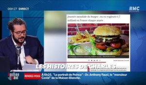 « Les 3 histoires de Charles Magnien » : Le portrait-robot du burger idéal, plisser les yeux pour communiquer avec un chat et 15 tatouages d'Eminem sur son corps - 13/10