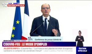 Jean Castex: "La seule vraie stratégie possible est le respect strict des gestes barrières et la réduction des contacts et interactions sociales"