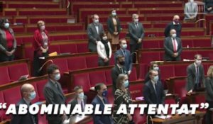 Quand l'Assemblée nationale apprend debout l'"abominable attentat" de Conflans-Saint-Honorine