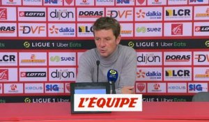 Jobard : «Un bon point» - Foot - L1 - Dijon