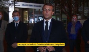 Professeur décapité : "la nation toute entière" est aux côtés des enseignants pour les "défendre", déclare Emmanuel Macron