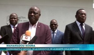 Présidentielle 2020 : Affi N'Guessan reçoit une délégation de la Convention de la Société civile ivoirienne
