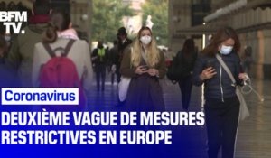 Coronavirus: deuxième vague de restrictions en Europe