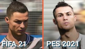 BENZEMA, MBAPPÉ, MESSI... Ont-ils un visage plus réussi sur FIFA 21 ou sur PES ? Comparatif !