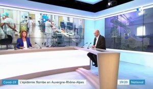 Covid-19 : l'Auvergne-Rhône-Alpes est la région la plus touchée par les contaminations