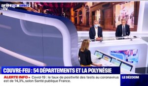 Covid: 46 millions de Français sous couvre-feu à parti de vendredi minuit (2/2) - 22/10