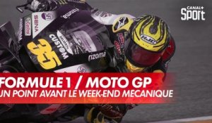 Les infos avant le week-end F1 et MotoGP