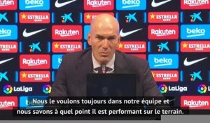 Zidane : "Nous savons tous ce que représente Sergio"