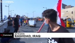 Irak : manifestations et heurts à Bagdad