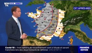 Un mardi plutôt maussade avec pas mal de pluie sur le pays