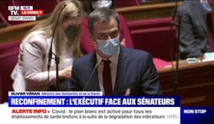 Olivier Véran face aux sénateurs: "La seconde vague frappe l'Europe et elle frappe indistinctement l'ensemble des pays qui nous entourent"