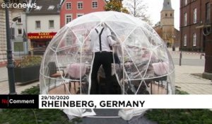 En Allemagne, des igloos pour défier le Covid-19