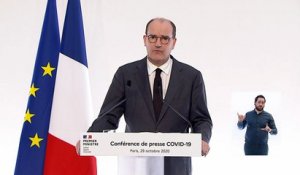 Conférence de presse du Premier ministre Jean Castex sur la Covid 19