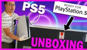 J'INSTALLE LA PS5 + une TV 4K Sony "PERFECT FOR PS5" de 2 MÈTRES !! [UNBOXING 4K]