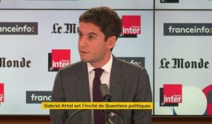 Gabriel Attal : "Entre le début et la fin de cette émission, statistiquement il y aura eu 120 hospitalisations et une quinzaine de décès"