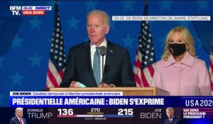 Joe Biden: "Nous sommes en bonne voie pour gagner l'élection"