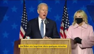 Election américaine : "Nous sommes sur la bonne voie pour gagner l'élection", déclare Joe Biden