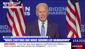 Joe Biden: "J'ai fait campagne en tant que démocrate, mais je gouvernerai en tant que président américain"