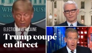Trois chaînes de télé américaines coupent l’allocution de Donald Trump face à "un tissu de mensonges"