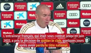 Real Madrid : c’est officiel, Zinédine Zidane s’en va