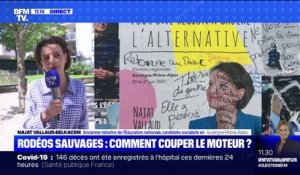 Tags racistes à Bron: Najat Vallaud-Belkacem dénonce "un climat délétère qui s'est installé dans le pays"