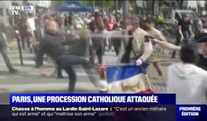 Paris: une procession catholique attaquée par des militants d'extrême gauche