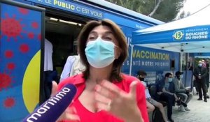 Marseille : Le bus de la vaccination s'est installé à Luminy