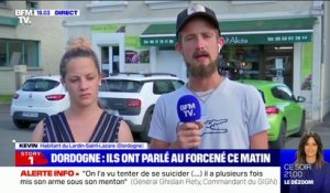 "Il n'avait pas l'air stressé": Kévin a parlé avec le militaire en fuite en Dordogne