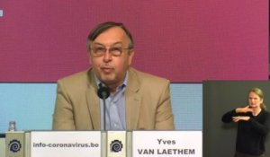 Yves Van Laethem fait le point sur la situation sanitaire au 1er juin 2021