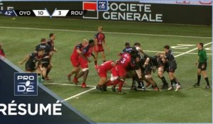 PRO D2 - Résumé Oyonnax Rugby-Rouen Normandie Rugby: 22-15 - J9 - Saison 2020/2021