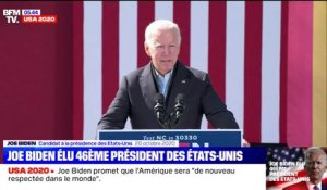 Après avoir été sénateur pendant 36 ans et vice-président pendant huit ans, Joe Biden est élu président des États-Unis