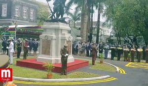 À Curepipe, le National Day of Remembrance for the Wars