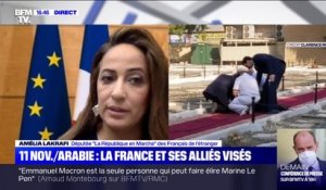 Amélia Lakrafi, députée LaRem des Français à l'étranger, annonce que l'attaque à l'explosif à Jeddah a fait deux blessés