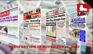 CAMEROONIAN PRESS REVIEW OF NOVEMBER 12, 2020