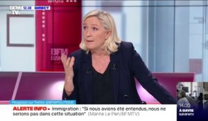 Marine Le Pen: "Tout ce qui peut contribuer à protéger nos policiers est une bonne chose"
