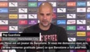 9e j. - Guardiola : "J'aimerais que Messi finisse sa carrière à Barcelone"