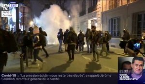 Des échauffourées à la fin de la manifestation parisienne contre la loi "sécurité globale"